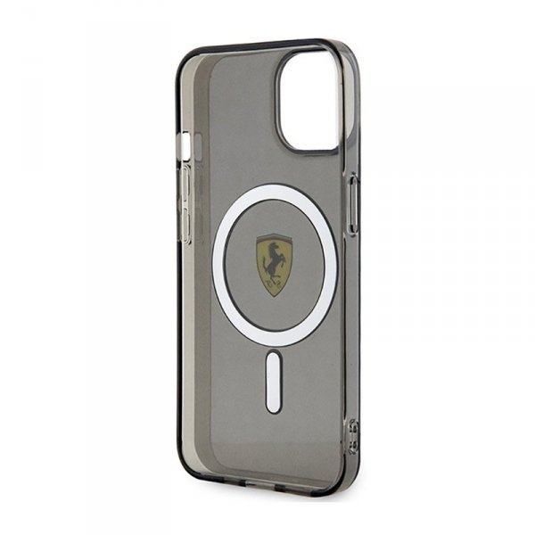Ferrari Translucent MagSafe - Etui iPhone 14 (Czarny)