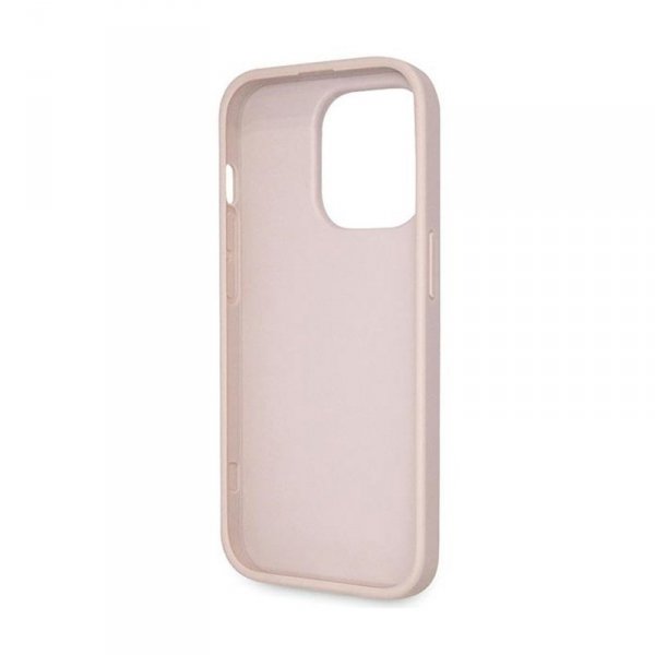 Guess Crossbody 4G Metal Logo - Etui iPhone 15 Pro (różowy)