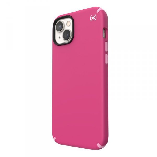 Speck Presidio2 Pro MagSafe - Antybakteryjne etui iPhone 15 Plus / 14 Plus (Digitalpink / Blossompink / White)