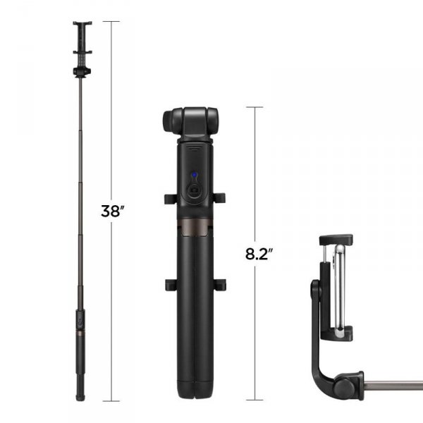 Spigen S540W - Statyw na smartfon / uchwyt selfie stick (Czarny)