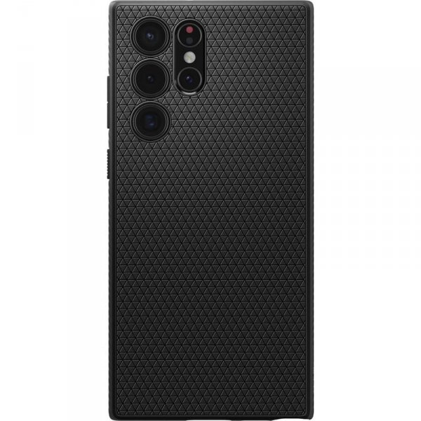 Spigen Liquid Air - Etui do Samsung Galaxy S22 Ultra (Czarny)