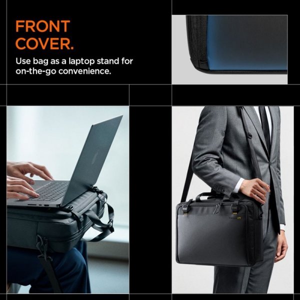 Spigen KD300 Klasden Laptop Bag - Torba na notebooka 16&quot; (Czarny)