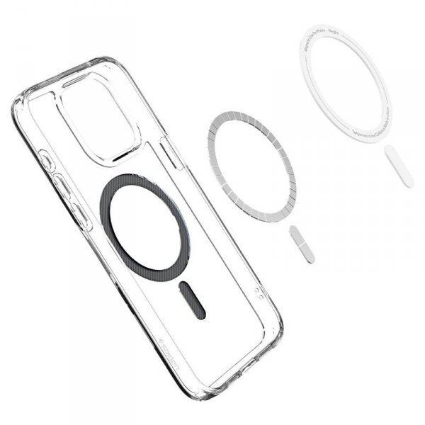 Spigen Ultra Hybrid Mag MagSafe - Etui do iPhone 15 Pro (Carbon Fiber)