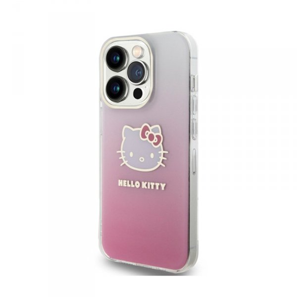 Hello Kitty IML Gradient Electrop Kitty Head - Etui iPhone 14 Pro (różowy)