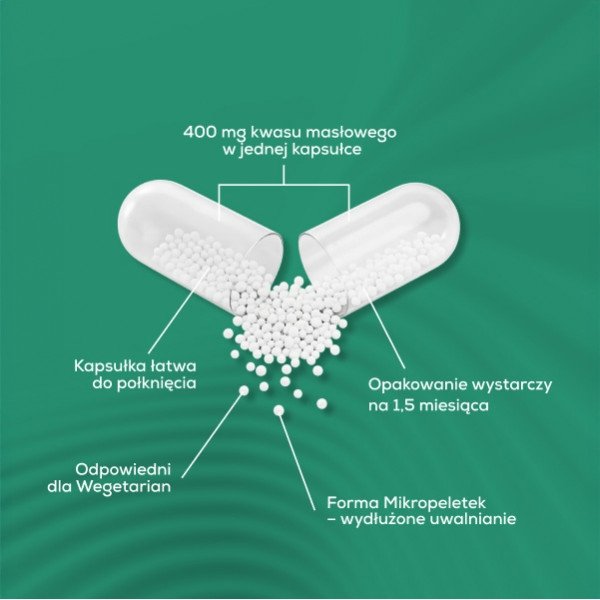 Trec Sodium Butyrate 500 - Maślan Sodu 90 caps