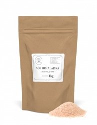 Sól Himalajska Różowa Gruba - 1kg