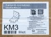 50x Kątownik ciesielski 60x60x40 2mm łącznik KM3