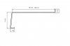 Parapet zewnętrzny stalowy blacha antracyt 325mm