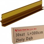 30x Listwa przyokienna Apu uszcz 6/3 3m złoty dąb