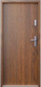 Drzwi wejściowe Protect Akustyczne + Antywłamaniowe Orzech 90cm 102x203 PDŚ