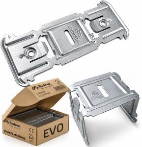 Łącznik krzyżowy do profili CD60 sufitów podwieszanych 0,8mm EVO 100szt