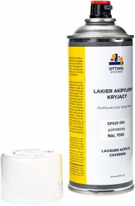 SP 625 Lakier akrylowy kryjący RAL 7021 czarny szary półmatowy farba w spray'u z multifunkcyjną głowicą rozpylającą