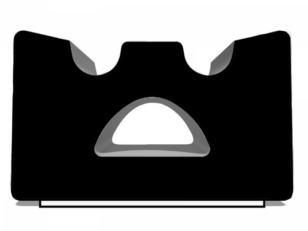 Uszczelka samoprzylepna czarna 10x6 (SD-53) 100m