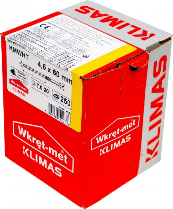 Wkręty ciesielskie TX 4,5x60 do drewna osb 250szt