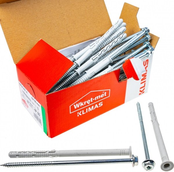 Kołki ramowe rozporowe 10x180 KLUCZ+TX torx 25szt