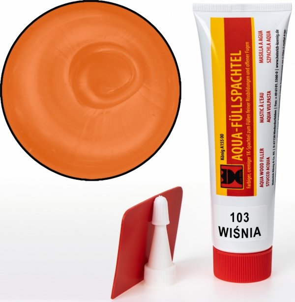 Szpachla AQUA 103 Wiśnia 150g drewno fornir pcv aluminium metal