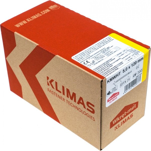 Wkręty ciesielskie TX 5x120 do drewna osb 200szt