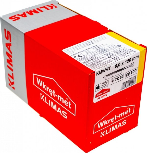 Wkręty ciesielskie TX 6x120 do drewna osb 100szt