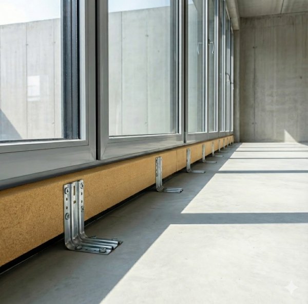 Kątownik montażowy 240x100x100x2mm ciesielski duży