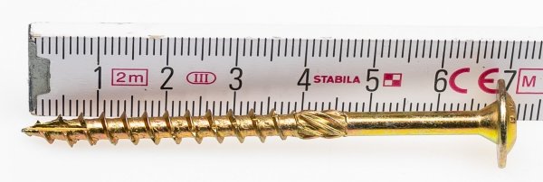 Wkręty ciesielskie talerzowe TX 5x70 drewna 200szt