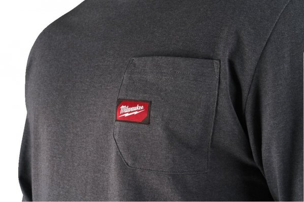 T-shirt z długim rękawem szary R. M WTLSGL koszula
