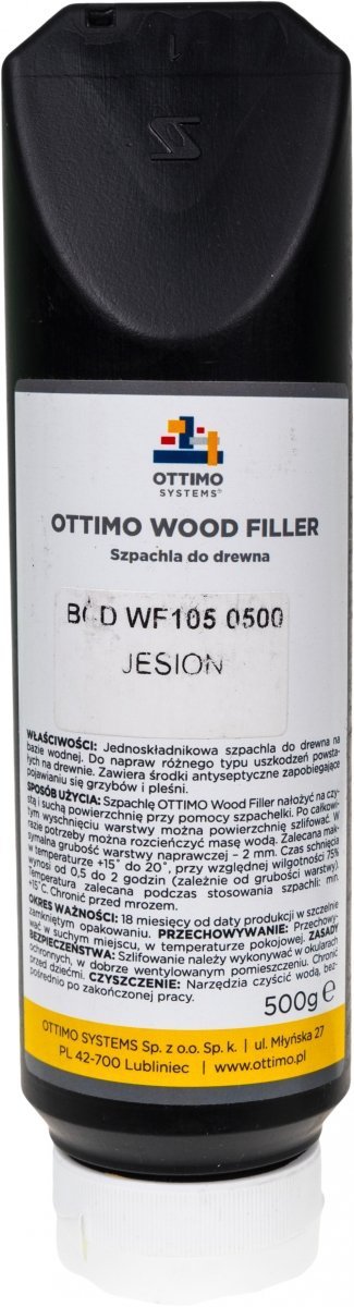Szpachla do drewna JESION 500g kit szpachlówka WOOD FILLER