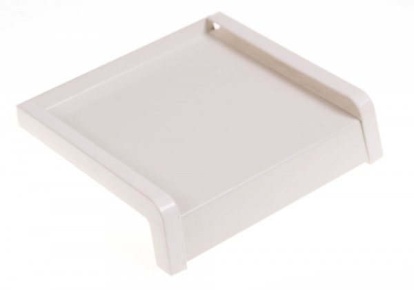 Parapet zewnętrzny stalowy blaszany biały 90mm 1mb