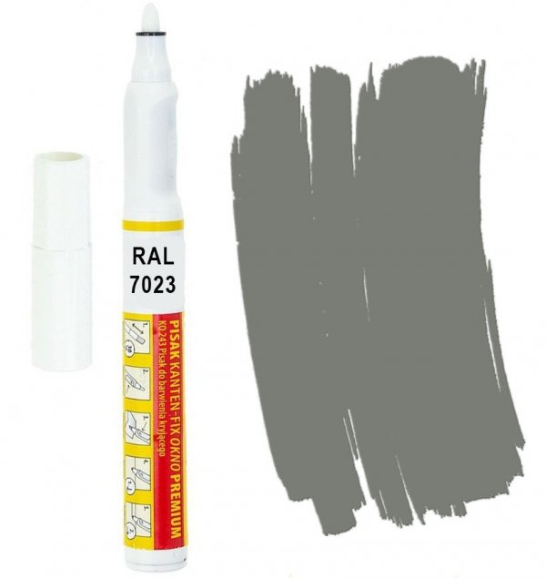 Kanten FIX RAL 7023 szary cementowy Pisak retusz