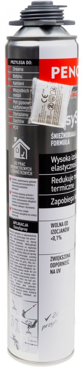 Piana natryskowa PENOSIL EasySpray pianka izolacja