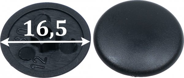 Zaślepki TX30 do wkrętów 7,5mm okien czarne 200szt