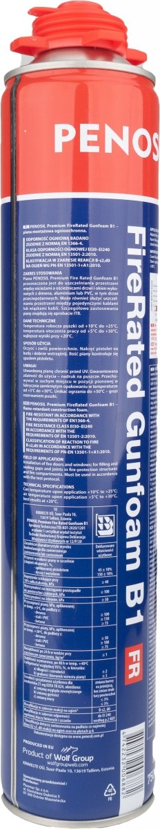 Piana ogniowa montażowa Penosil FIRE B1 750ml