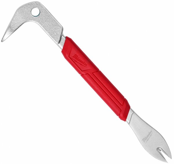 Łapka do wyciągania gwoździ listew 254mm łom Milawukee