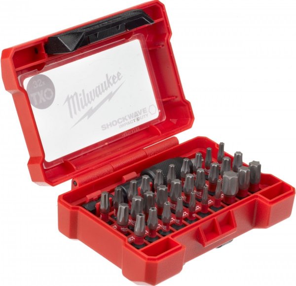 Zestaw Bitów udarowych Torx Shockwave 32Szt