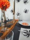 Zestaw Napis Happy Halloween Plus Dodatki Czerń [ Komplet 100 opakowań ]