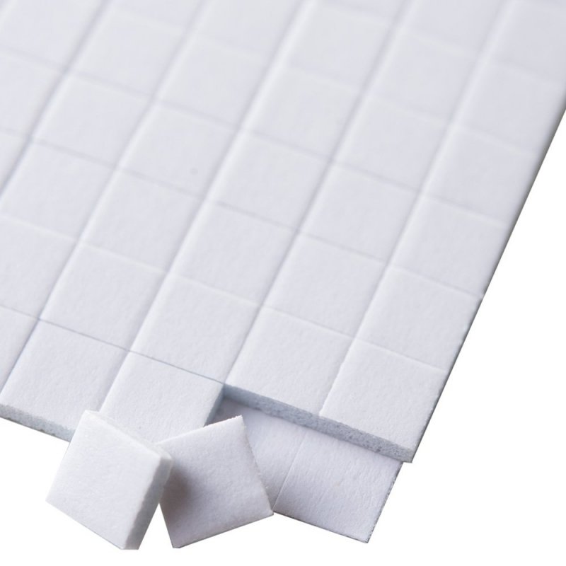 Pianka Dwustronnie Klejąca Kostka 5mm [Komplet 50szt]