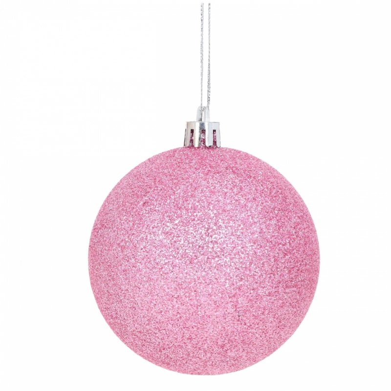 Bombki 12szt 5cm Róż KR1201B [6op]