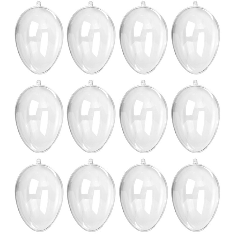 Jajka Akrylowe 10cm 12szt [2 komplety]