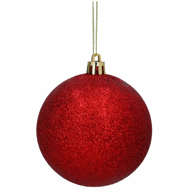 Bombki 12szt 3cm Czerwone KR1199D [10op]