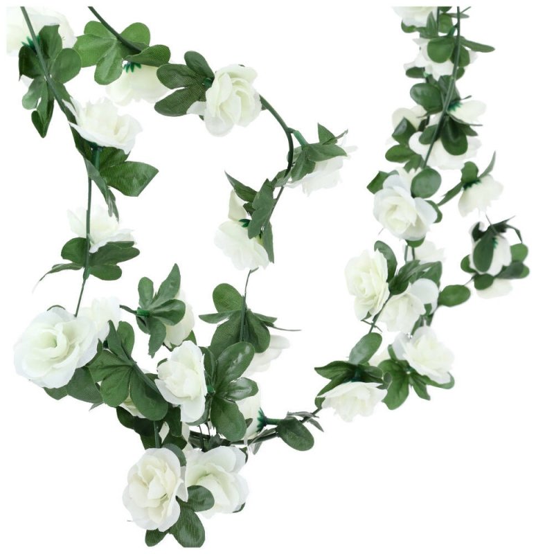 Girlanda Kwiaty Ecru 2,4m [10szt]