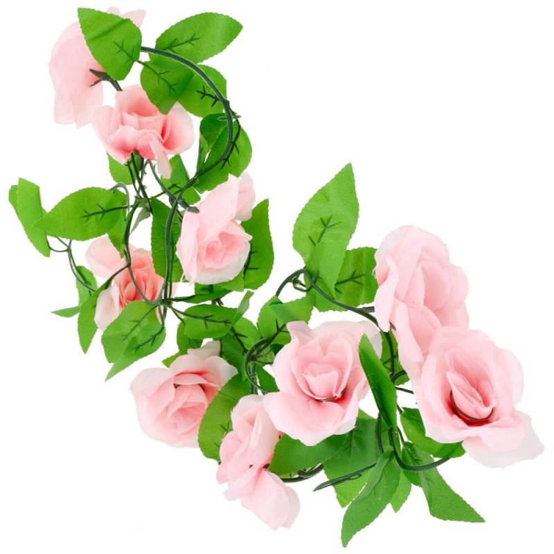 Girlanda Kwiaty Różowe 2,35m [10 sztuk]