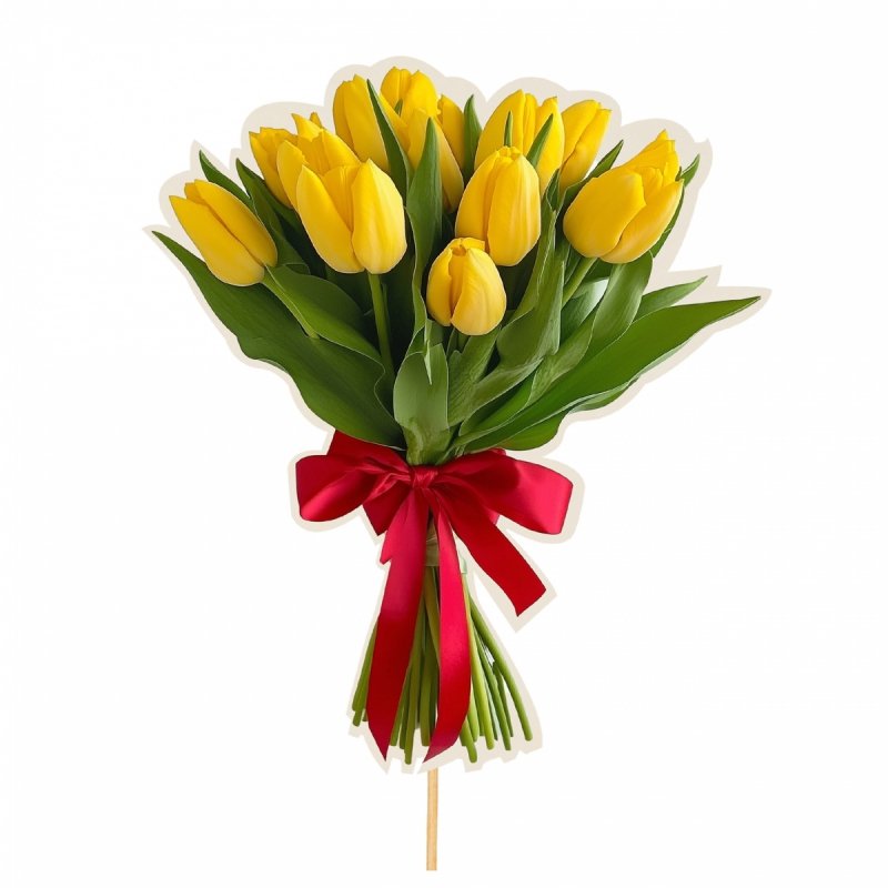 Topper Wielkanocny Bukiet Tulipanów Drukarka UV [20kompl]
