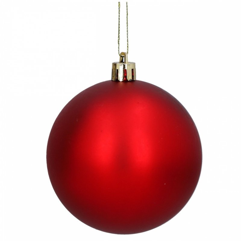 Bombki 12szt 5cm Czerwone KR1201D [35op]