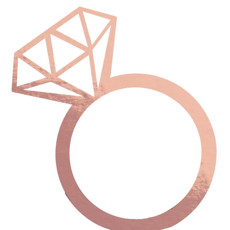 Ramka Do Zdjęć Pierścionek Rosegold [5kompl]