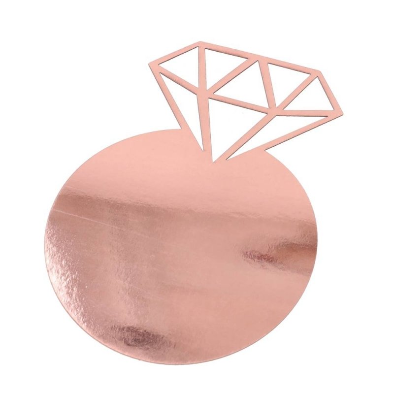 Podkładka Pod Kubek Pierścionek Rosegold [50kompl]