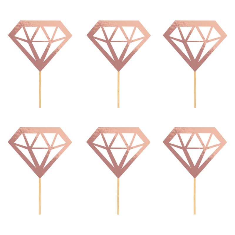 Toppery Diamenty Rosegold [10kompl]