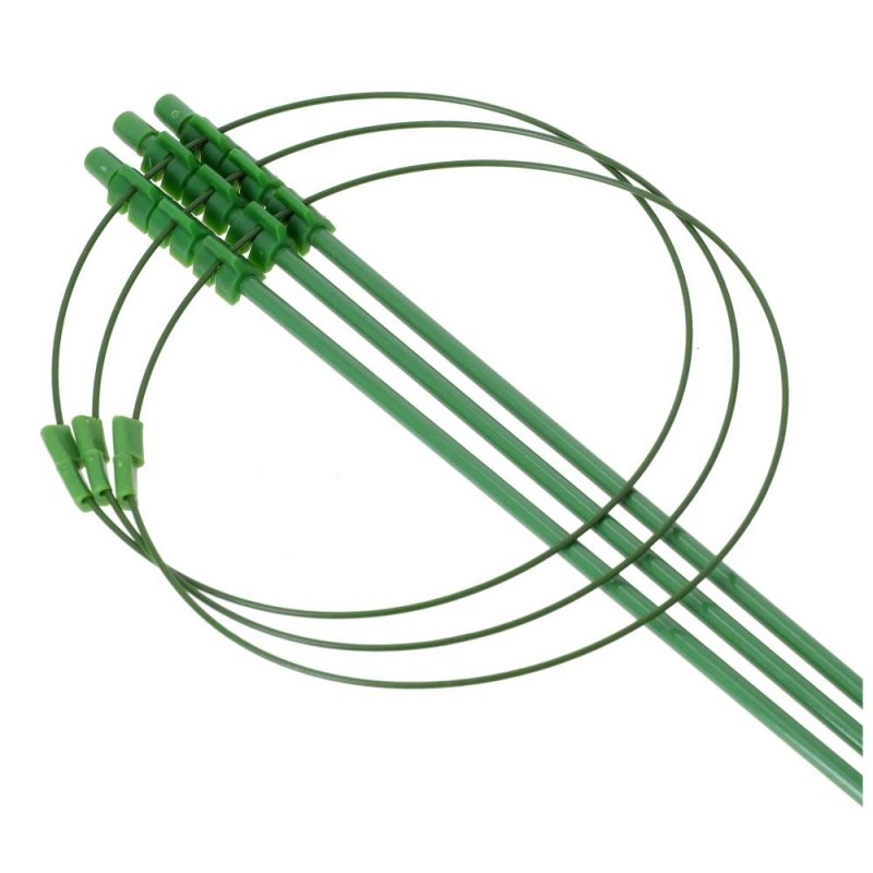 Podpórka Do Kwiatów Zielona 60cm [4komplety]