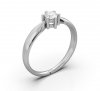 Pierścionek złoty 585 brylant 0,26ct zaręczynowy BR-128