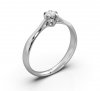 Pierścionek złoty 585 brylant 0,11ct zaręczynowy BR-054