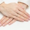 Pierścionek złoty 585 brylant 0,08ct zaręczynowy BC-021