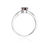 Pierścionek złoty 585 z brylantami 0,03ct granatem 0,70ct W-94